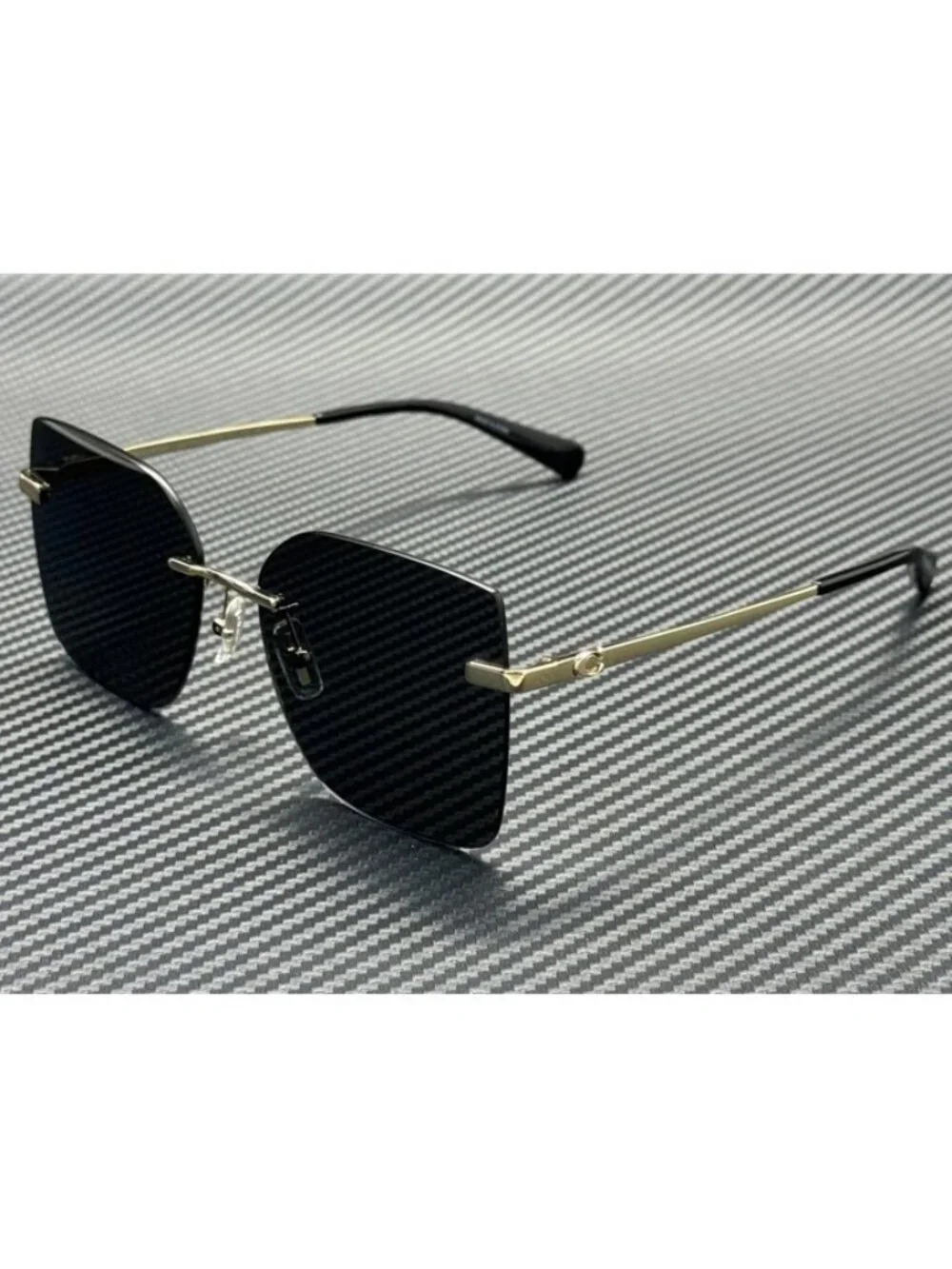 New Coach Women Light Gold Sunglasses -17-145